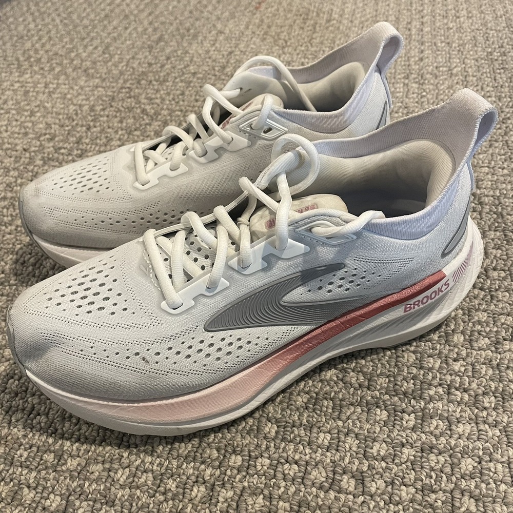 Brooks Glycerin 23 Sneakers White Harbor Mist Women's 8 120465-1B-133 **NO SOLES